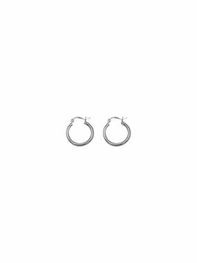 925 Sterling Silver Small Hoop Earrings Minimalist Silver Hoops